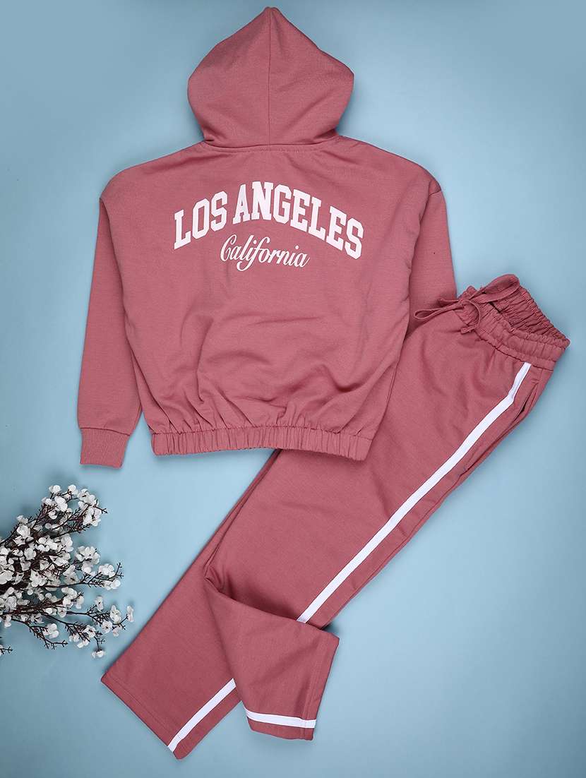 pink cotton active wear set coord - 21961227 -  Standard Image - 1