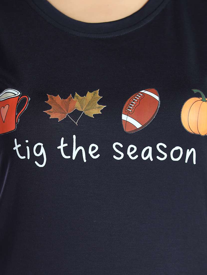 women printed nightwear shorts set - 21961336 -  Standard Image - 4