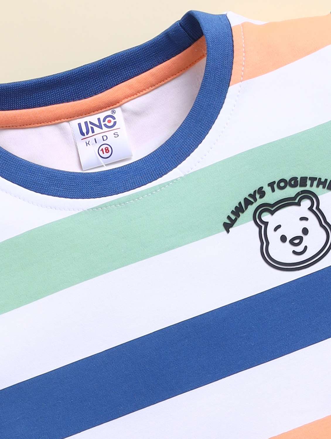 boys striped t-shirt and short co-ord set - 21961389 -  Standard Image - 4