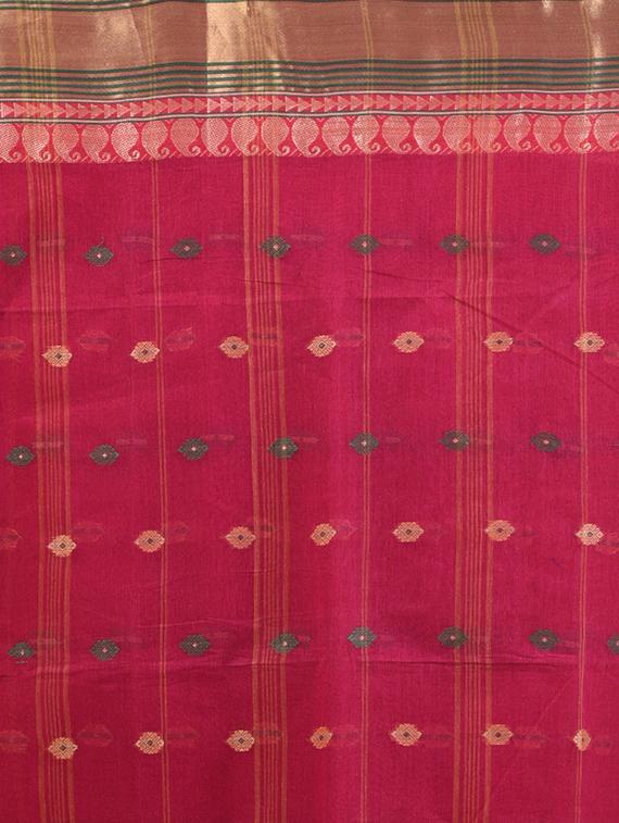 women self design tant saree - 21961425 - Standard Image - 4