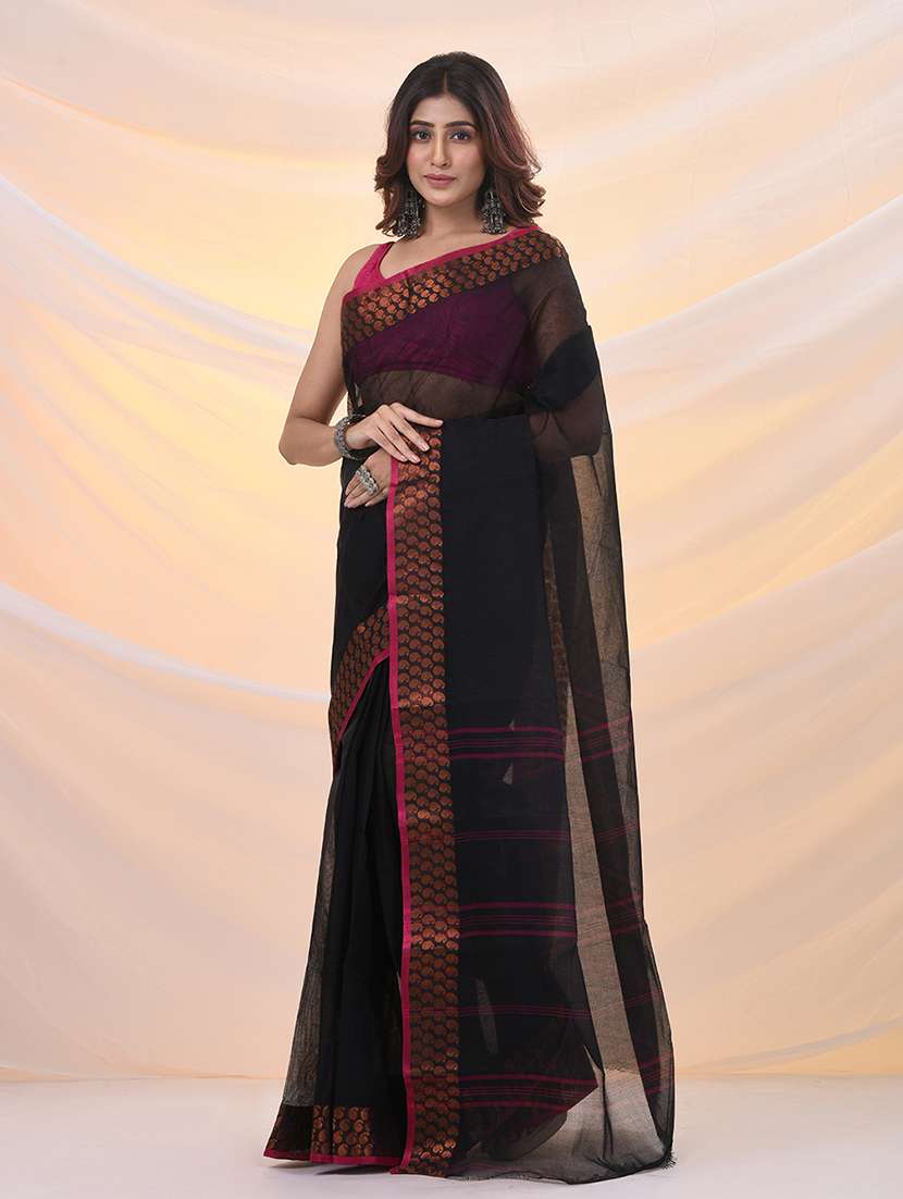 women self design tant saree - 21961428 - Standard Image - 1