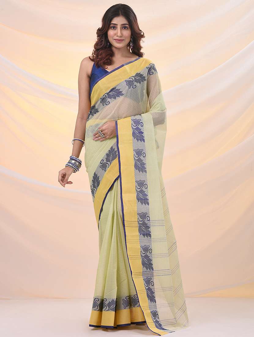 women self design tant saree