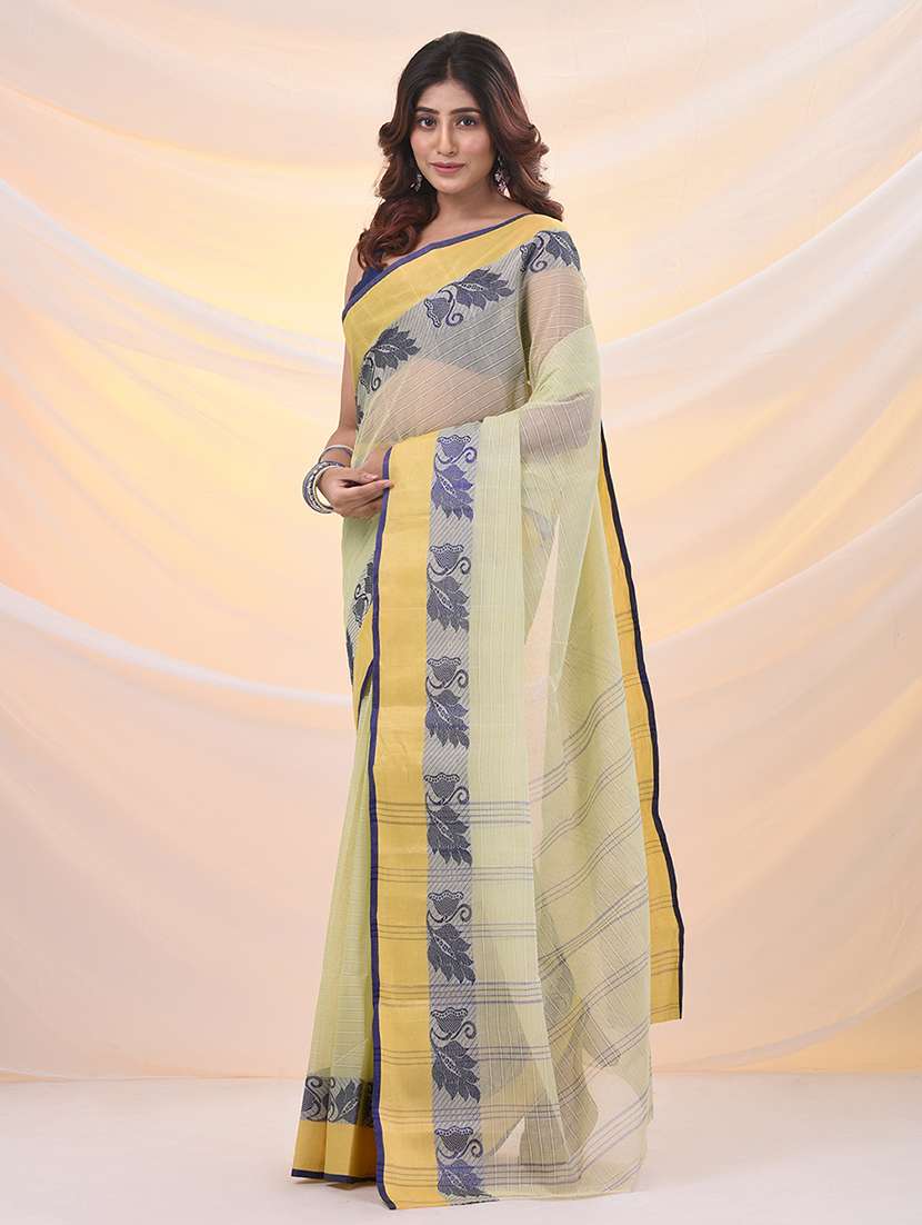 women self design tant saree - 21961429 -  Standard Image - 1