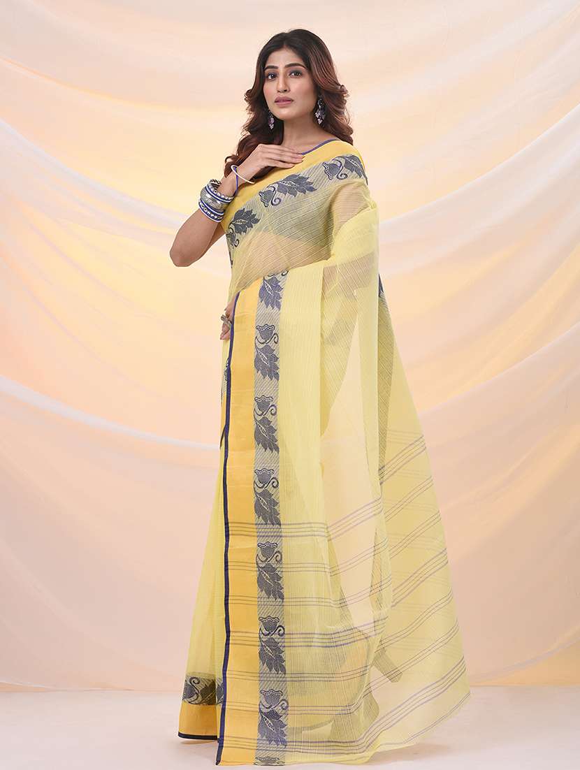women self design tant saree - 21961430 - Standard Image - 1