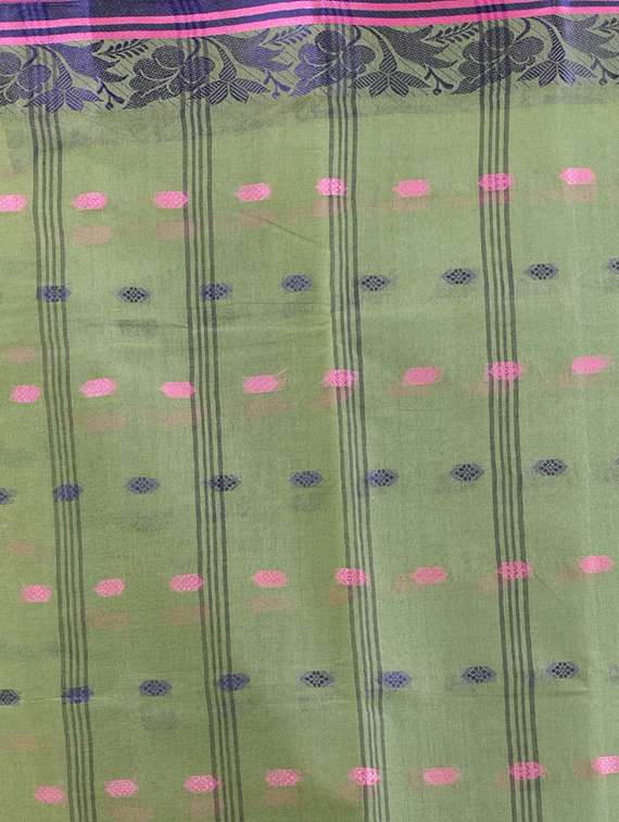 women self design tant saree - 21961435 - Standard Image - 4
