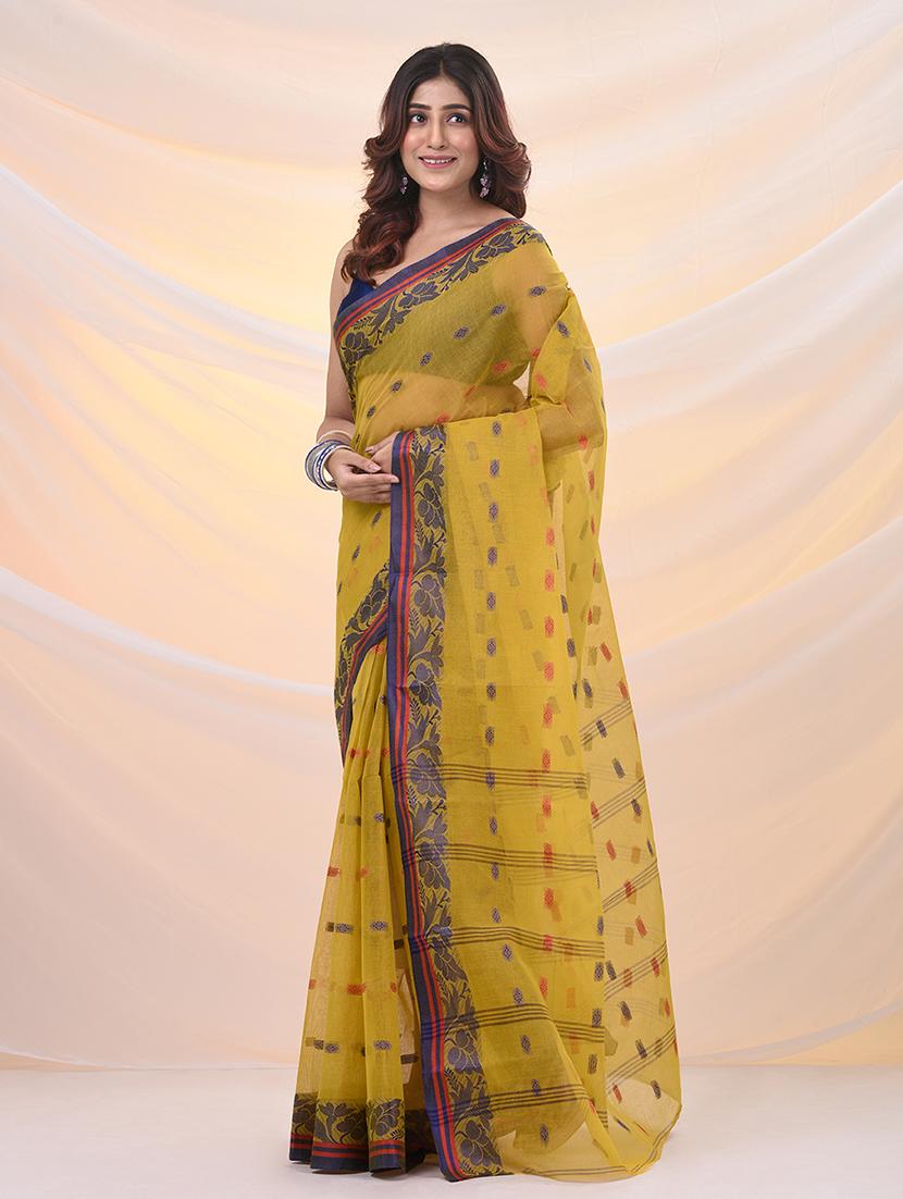 women self design tant saree - 21961438 - Standard Image - 1