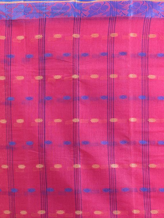 women self design tant saree - 21961439 - Standard Image - 4