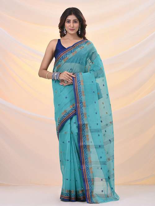 women self design tant saree - 21961446 -  Standard Image - 0