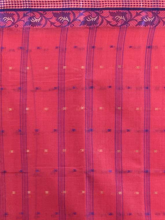 women self design tant saree - 21961448 -  Standard Image - 4