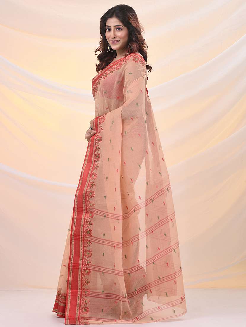 women self design tant saree - 21961449 -  Standard Image - 1