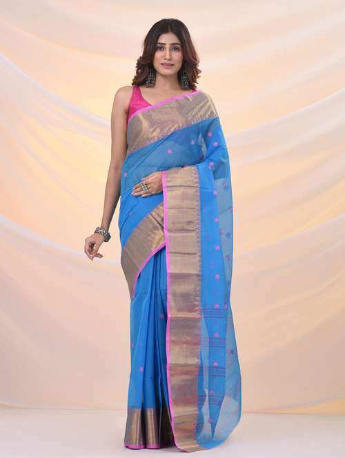 women self design tant saree - 21961451 -  Standard Image - 0