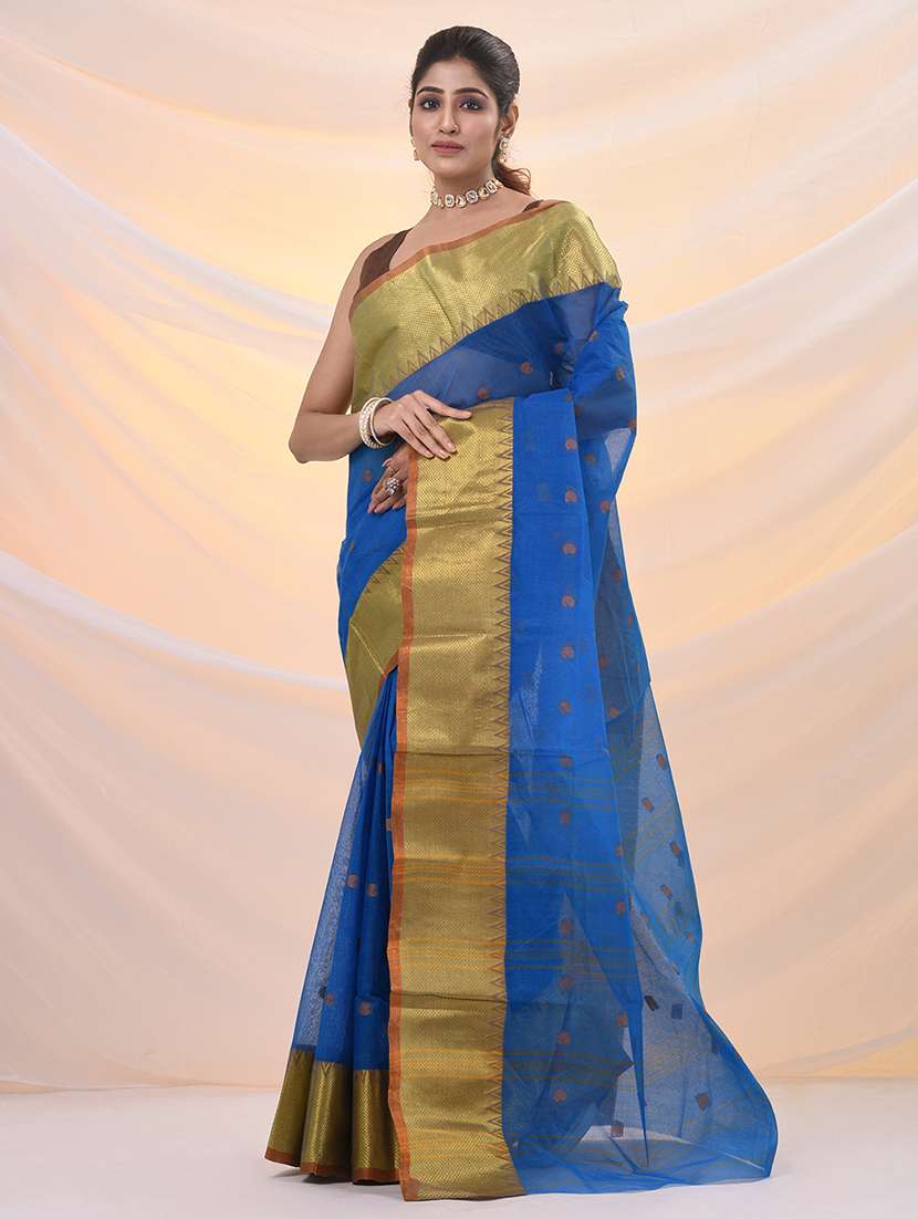 women self design tant saree - 21961452 -  Standard Image - 1