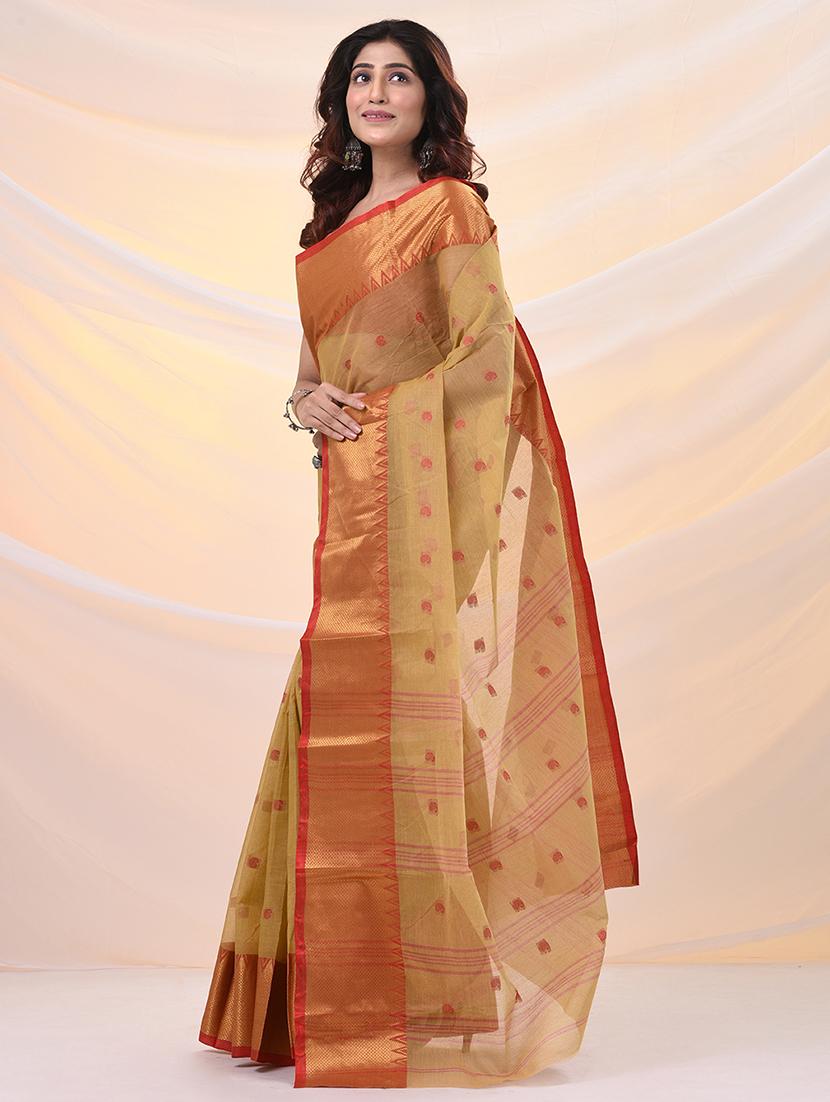 women self design tant saree - 21961453 -  Standard Image - 1