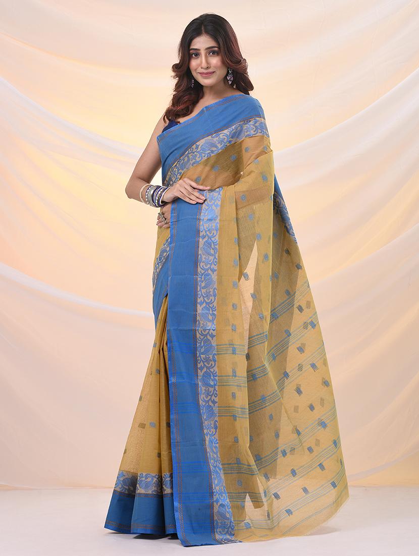 women self design tant saree - 21961458 -  Standard Image - 1