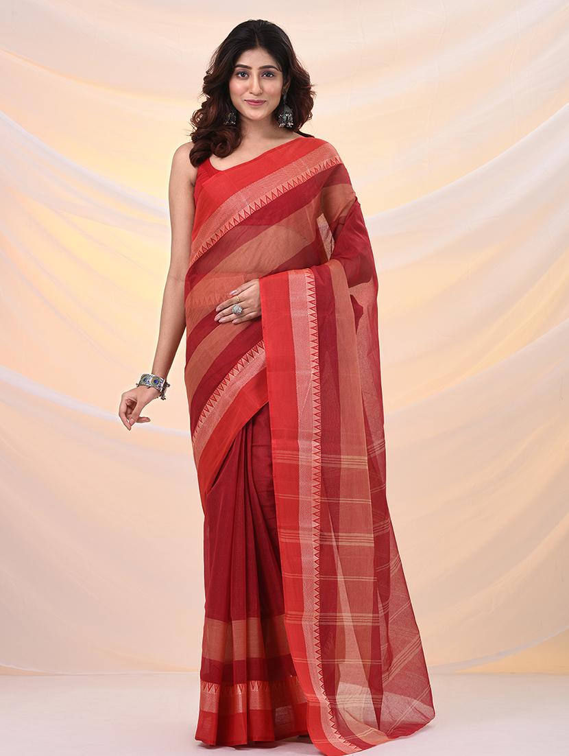 women self design tant saree - 21961461 -  Zoom Image - 0