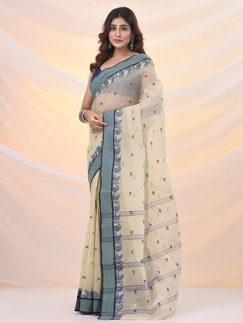 women self design tant saree - 21961463 - Standard Image - 1