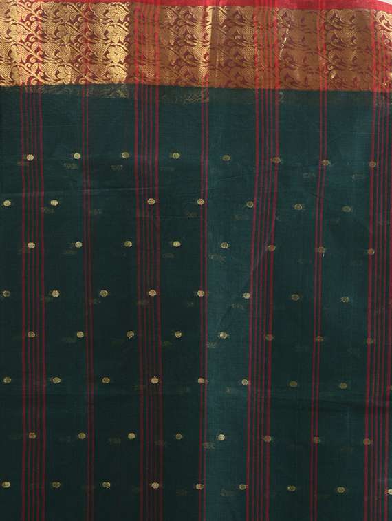 women self design tant saree - 21961465 -  Standard Image - 4