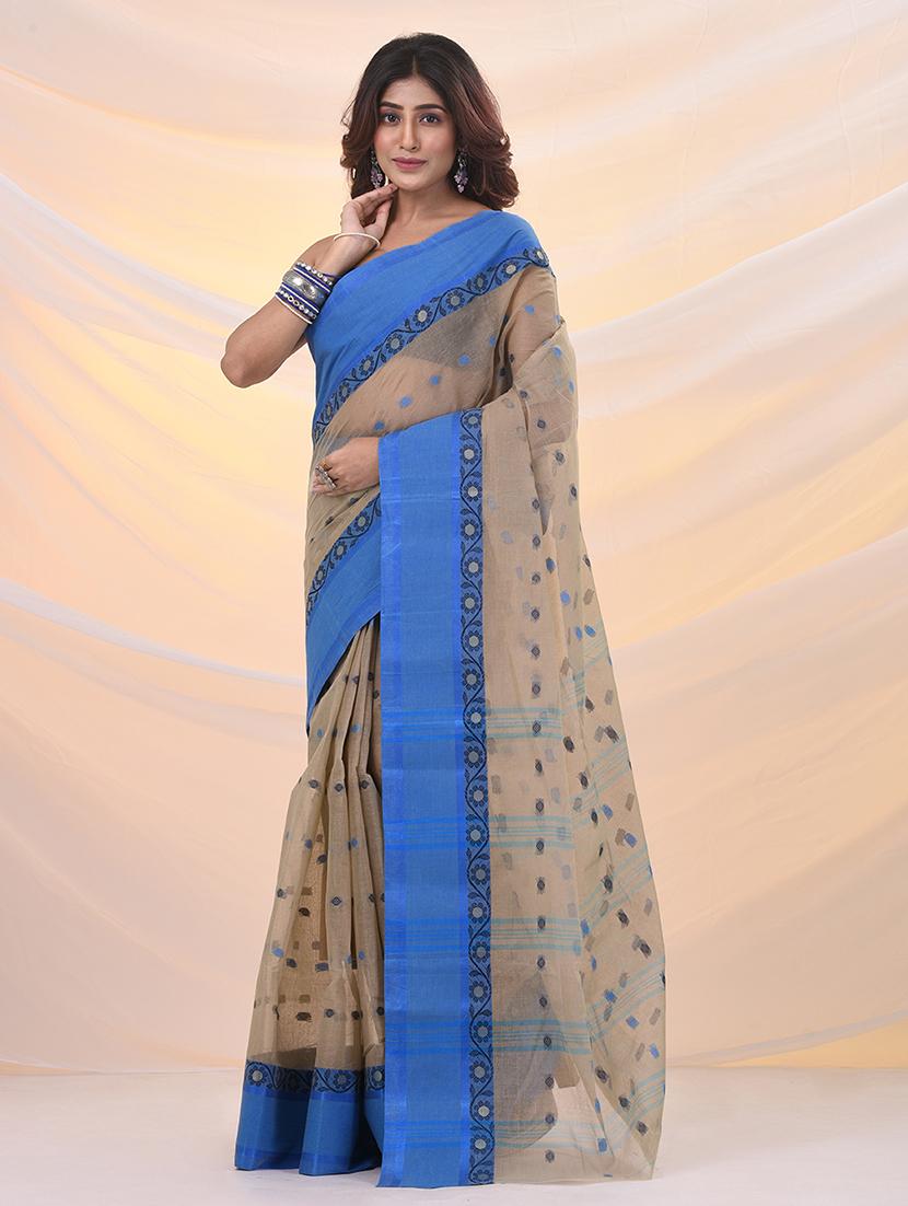 women self design tant saree - 21961468 - Standard Image - 1