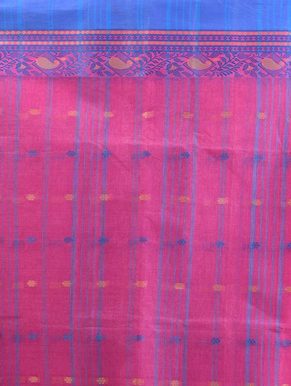 women self design tant saree - 21961471 - Standard Image - 4