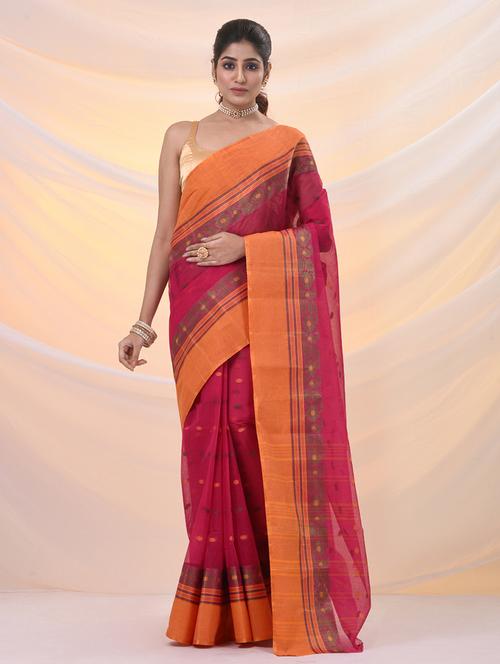 women self design tant saree - 21961472 - Standard Image - 0