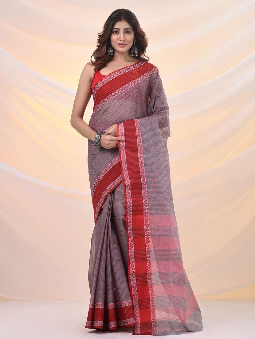 women self design tant saree - 21961475 - Zoom Image - 0