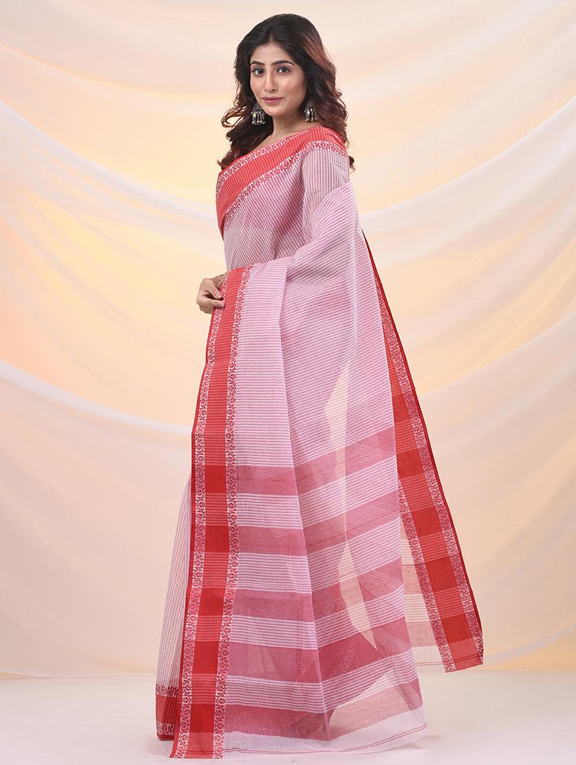 women self design tant saree - 21961477 -  Standard Image - 1
