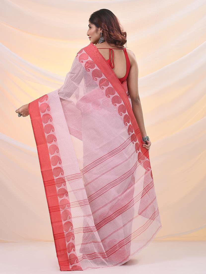 Women Self Design Tant Saree