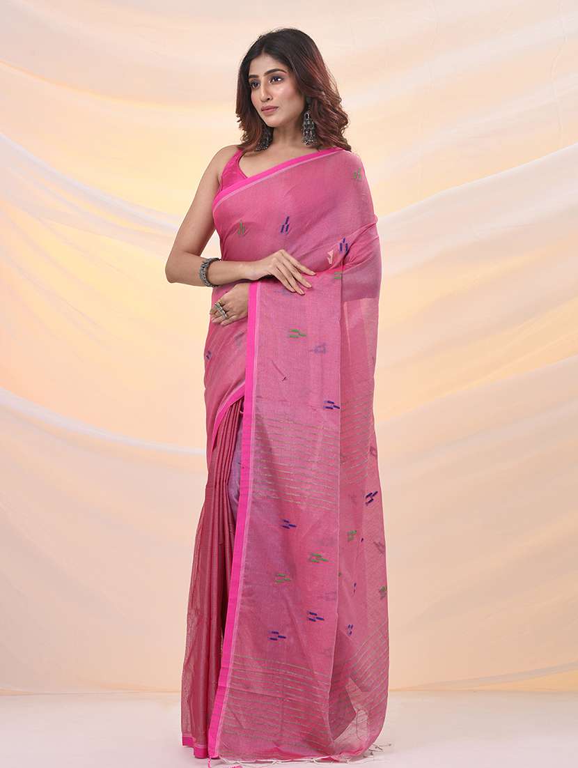 women self design handloom saree with blouse - 21961485 - Standard Image - 1