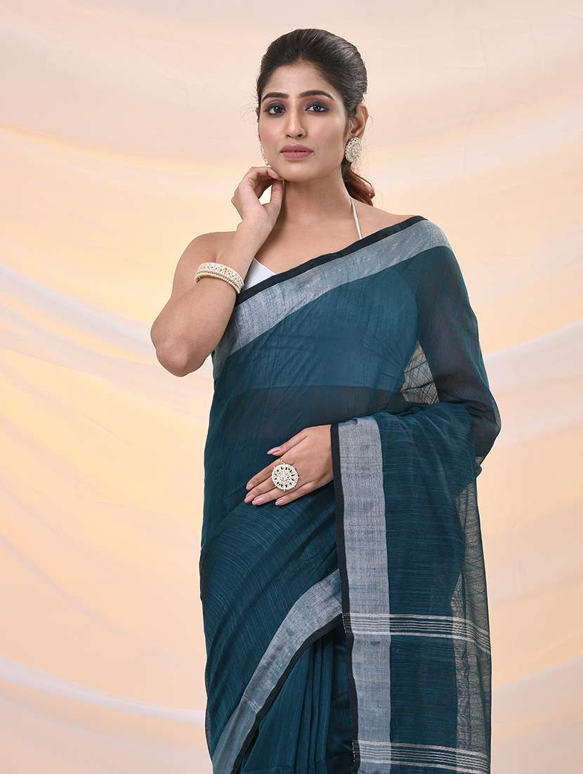 women self design handloom saree with blouse - 21961501 -  Standard Image - 4