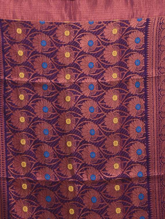 women self design handloom saree with blouse - 21961505 - Standard Image - 6