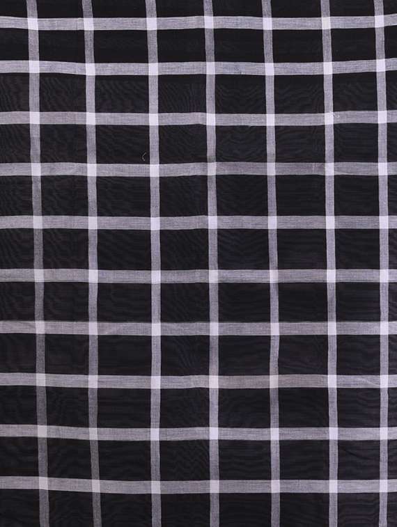 women solid with striped bordered saree with blouse - 21961508 - Standard Image - 6