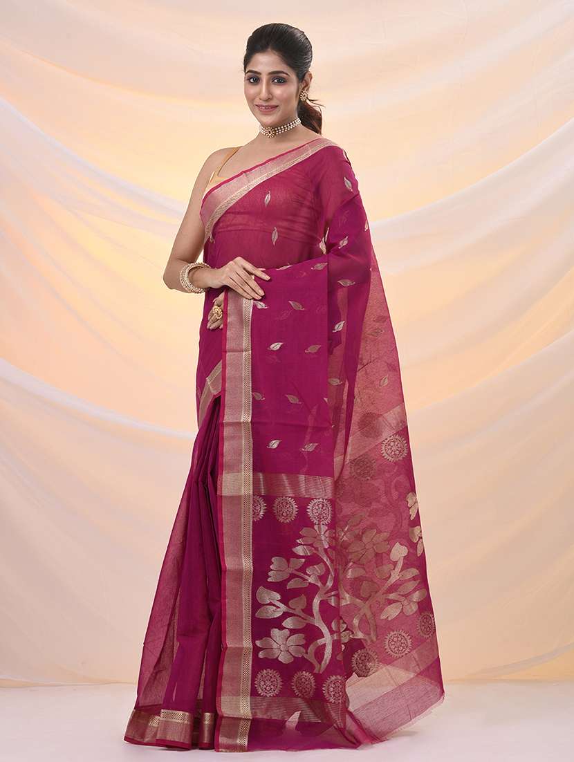 women self design jamdani saree - 21961513 - Standard Image - 1