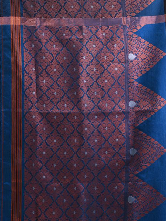 women self design handloom saree with blouse - 21961535 - Standard Image - 6