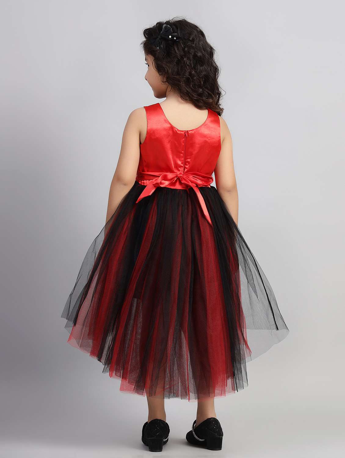 girls embellished sleeveless high low dress - 21961542 -  Standard Image - 4