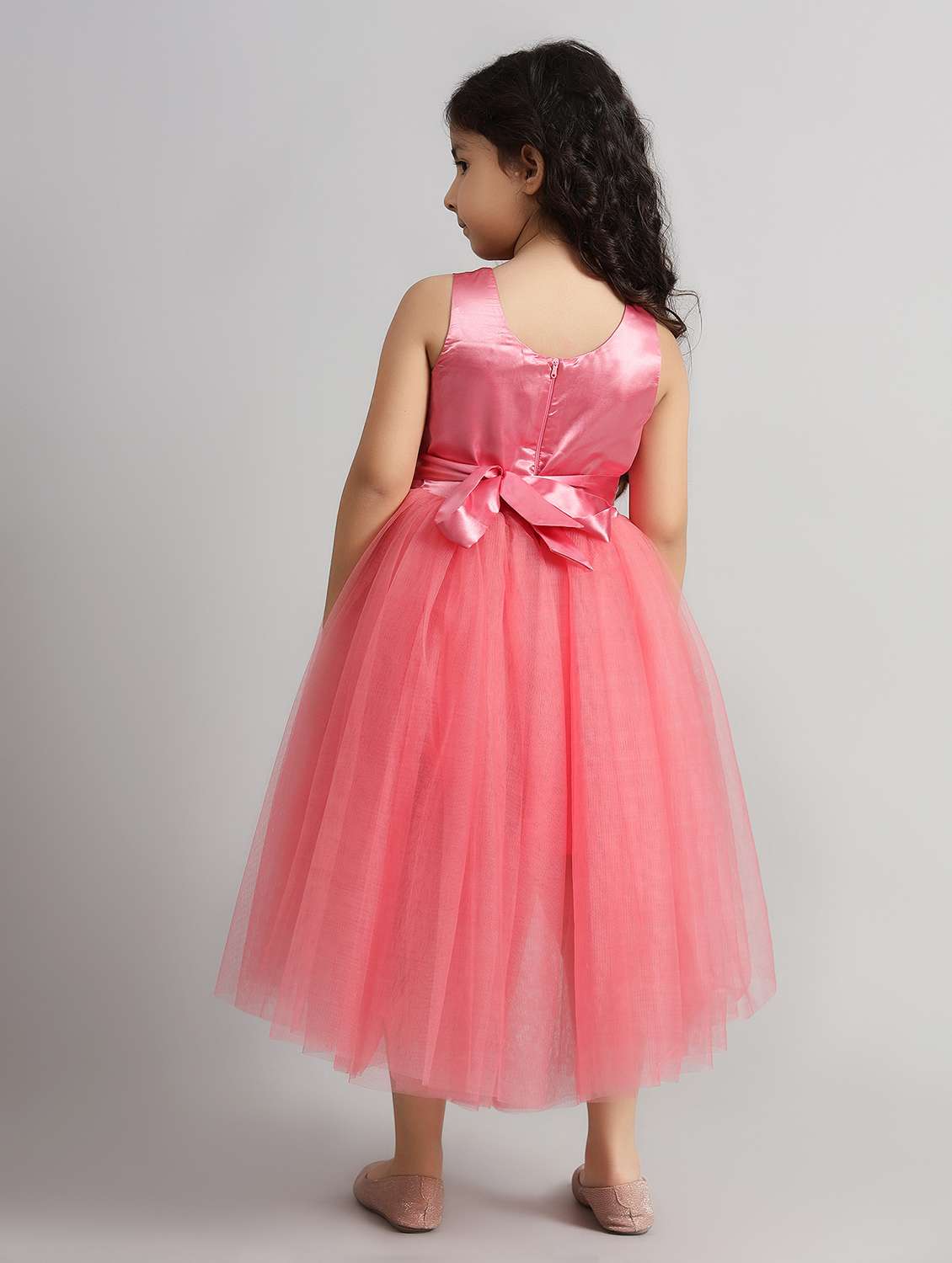 girls embellished sleeveless high low dress - 21961543 -  Standard Image - 4