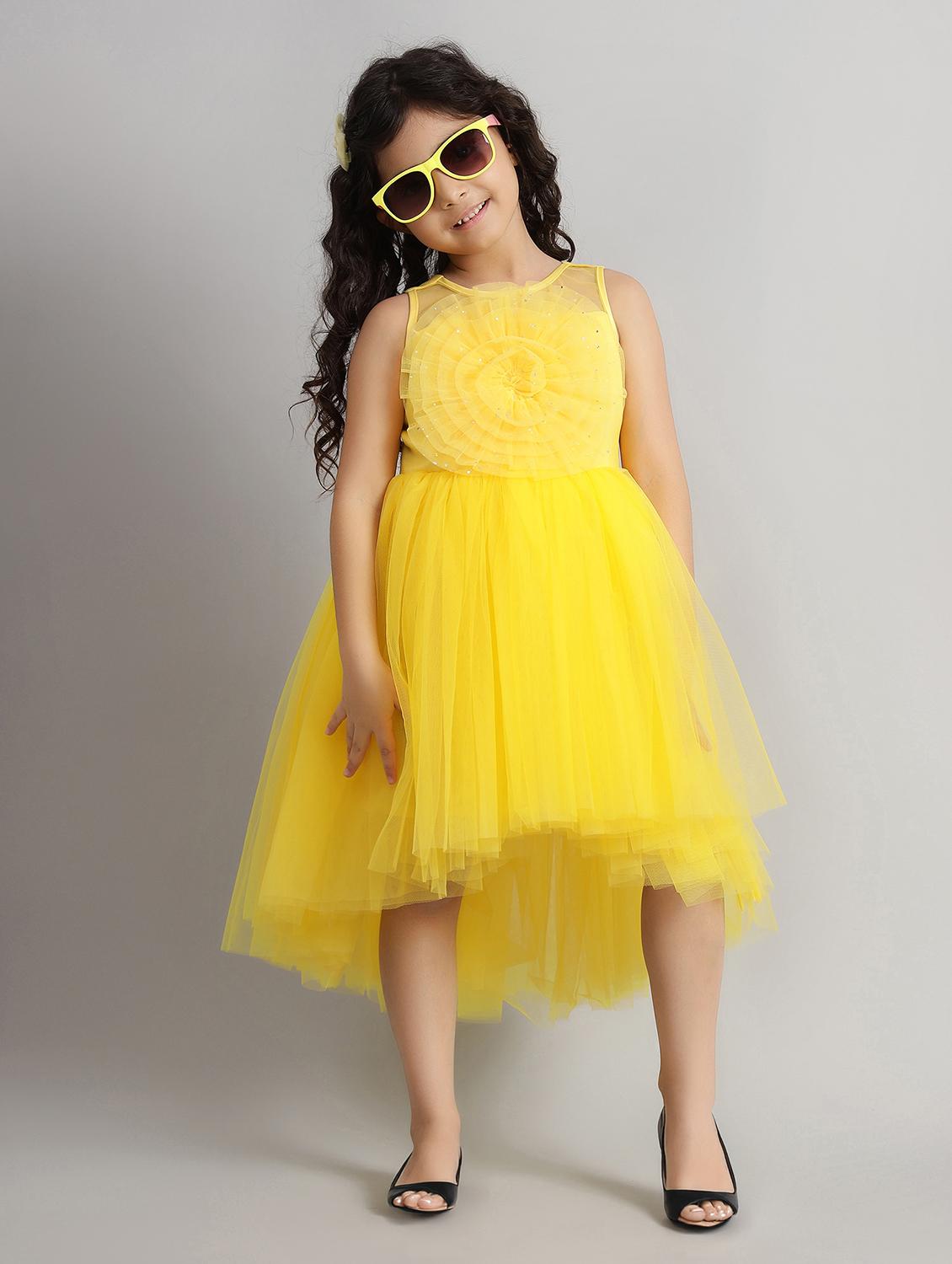 girls embellished sleeveless high low dress - 21961545 - Standard Image - 1