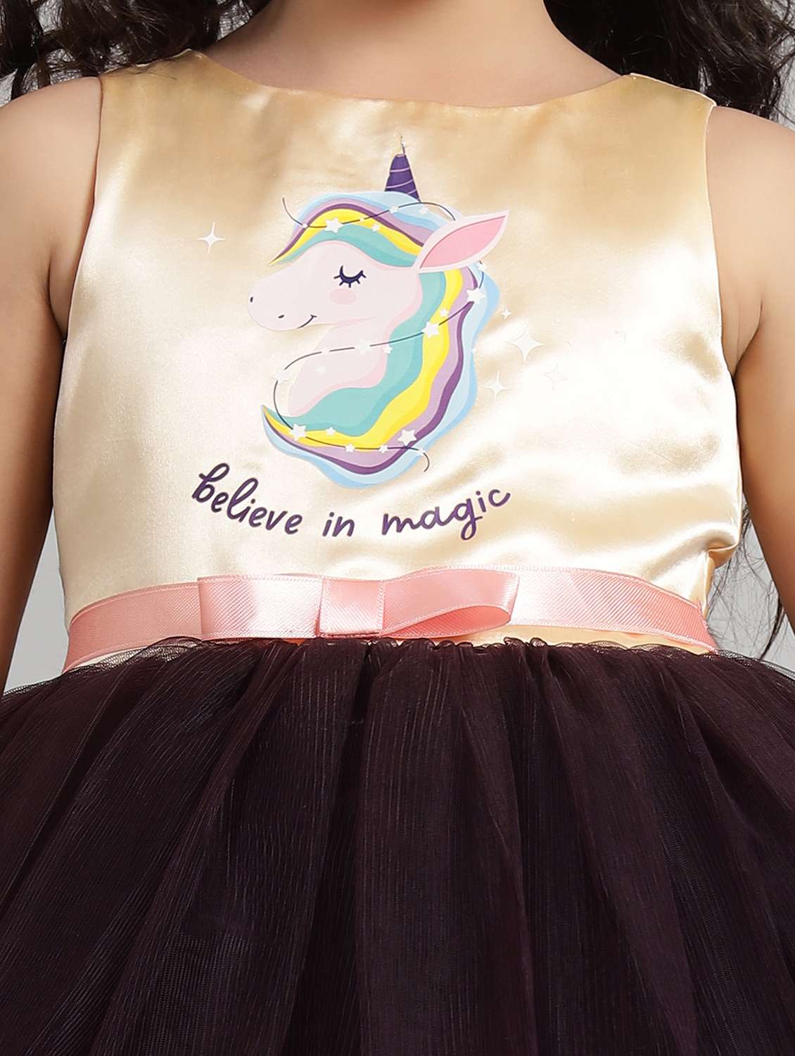 girls printed sleeveless high low dress - 21961557 -  Standard Image - 4