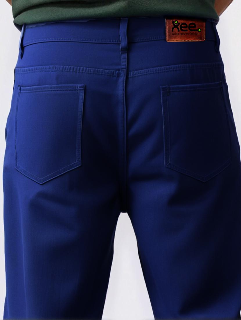 men slash knee mid rise full length baggy jeans - 21961631 - Standard Image - 6