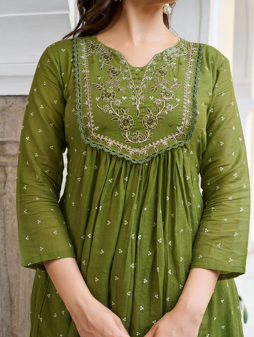 women three quarter sleeve kurta pant with dupatta set - 21961641 - Standard Image - 6