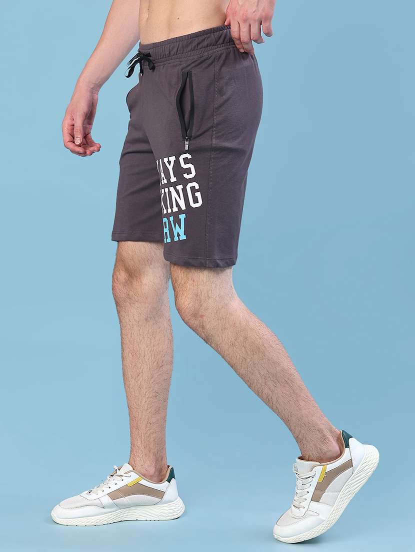 men printed mid rise regular fit short - 21961723 -  Standard Image - 1