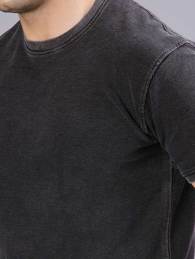 men solid short sleeve regular fit t-shirt - 21961735 -  Standard Image - 4