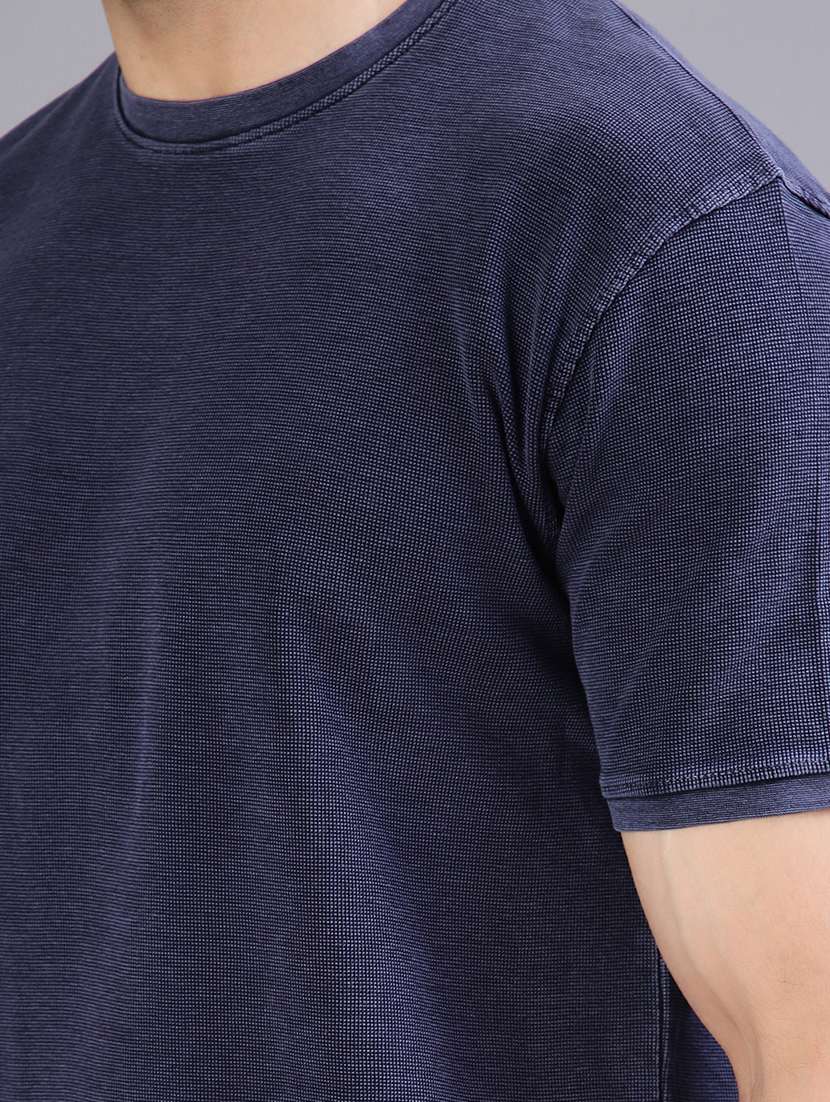 men solid short sleeve regular fit t-shirt - 21961738 -  Standard Image - 4