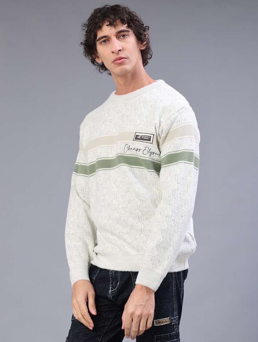 men tapered long sleeve pullover - 21961748 -  Standard Image - 1