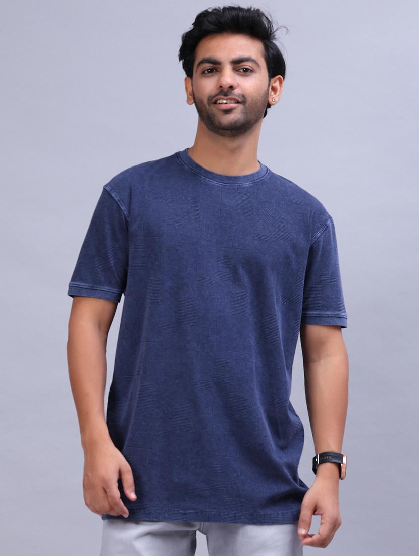 men self design short sleeve regular fit t-shirt - 21961802 - Standard Image - 1