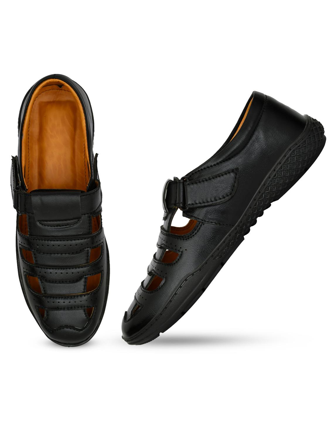 men black fisherman sandal - 21961891 - Standard Image - 4
