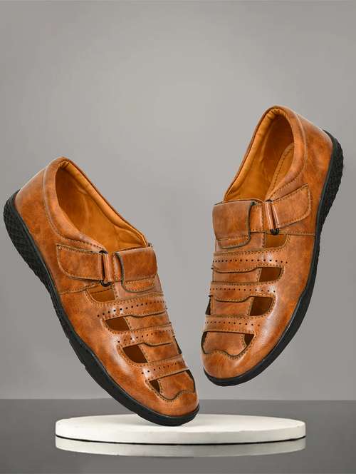 men tan fisherman sandal - 21961893 -  Standard Image - 0