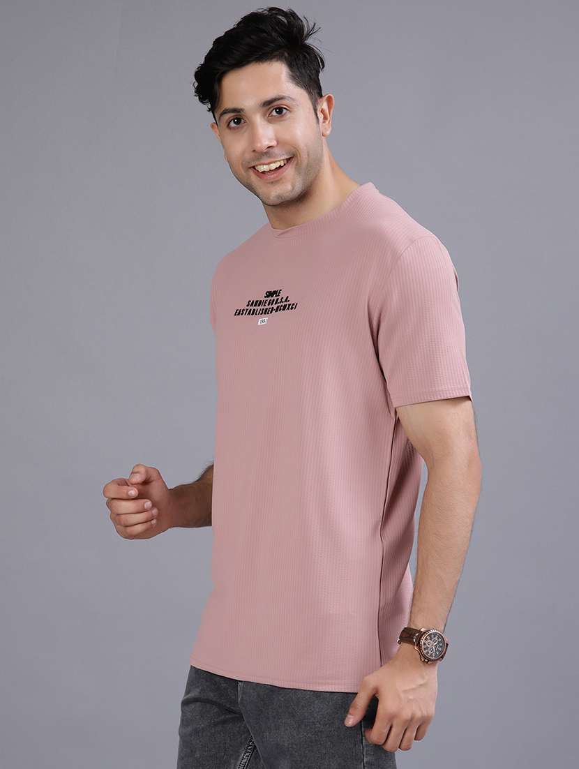 men chest print short sleeve regular fit t-shirt - 21961943 -  Standard Image - 1