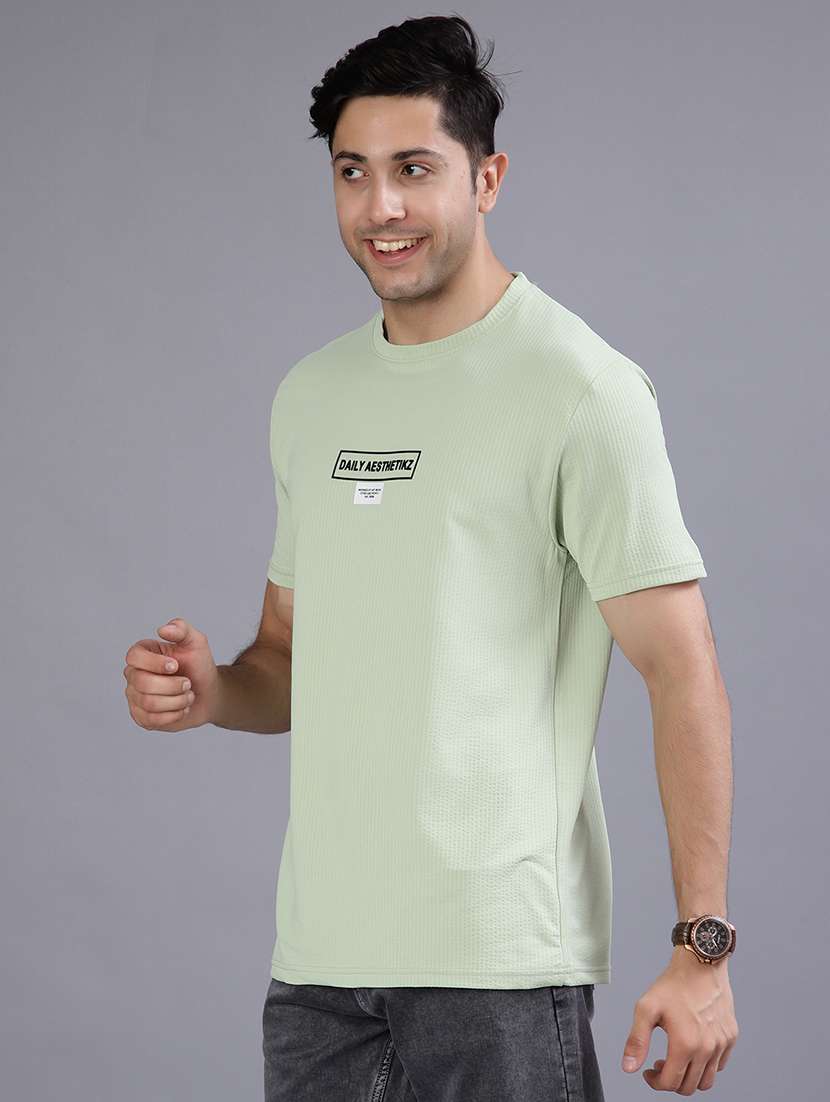 men chest print short sleeve regular fit t-shirt - 21961946 -  Standard Image - 1