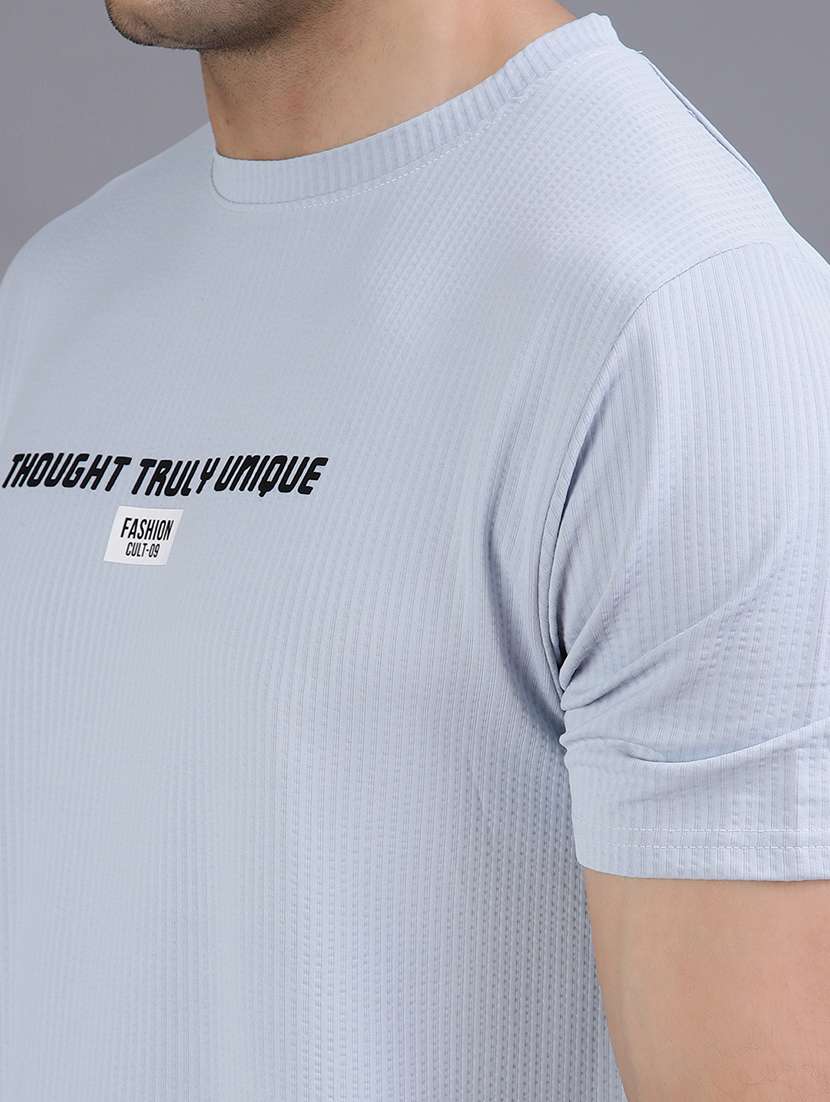 men chest print short sleeve regular fit t-shirt - 21961947 -  Standard Image - 4