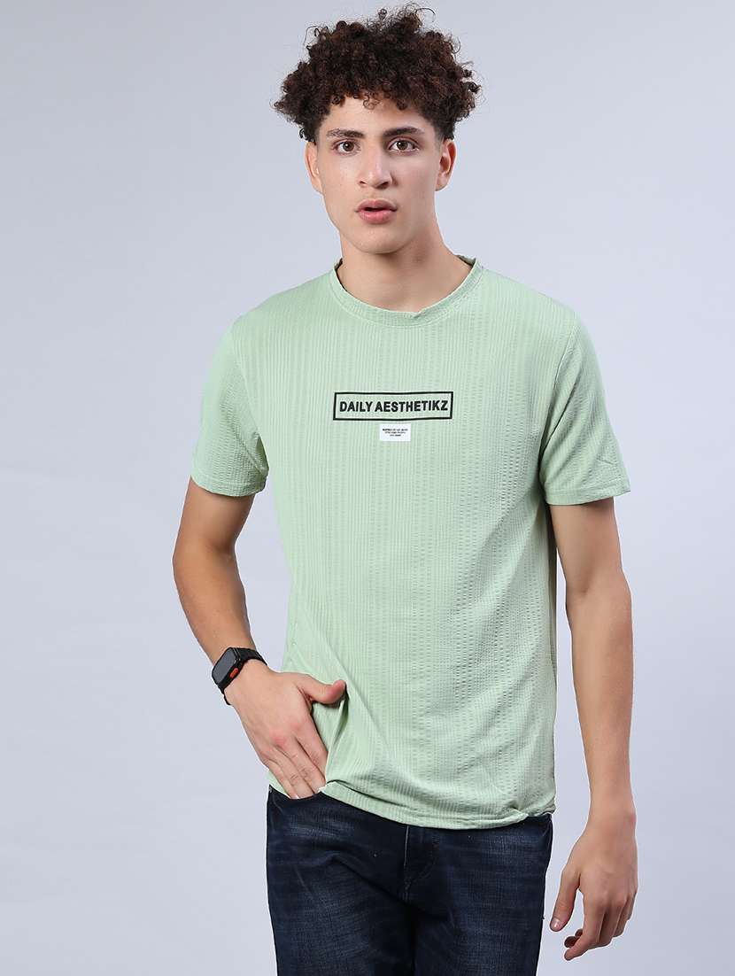 men chest print short sleeve regular fit t-shirt - 21961982 -  Standard Image - 1